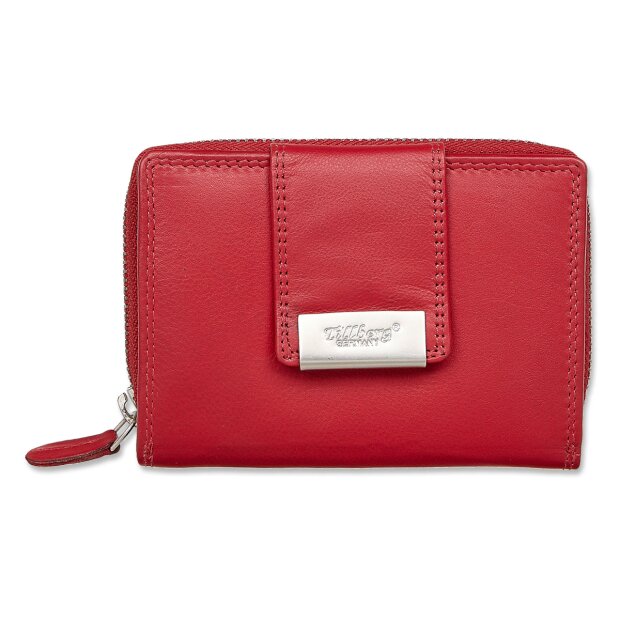 Tillberg ladies wallet 10 cm x 12 cm x 2 cm red