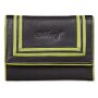 Tillberg ladies wallet made from real nappa leather 10x13x1.5 cm apple green