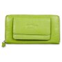 Tillberg ladies wallet made from real nappa leather 10x19x3,5 cm apple green