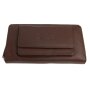Tillberg ladies wallet made from real nappa leather 10x19x3,5 cm reddish brown