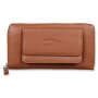 Tillberg ladies wallet made from real nappa leather 10x19x3,5 cm cognac
