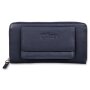 Tillberg ladies wallet made from real nappa leather 10x19x3,5 cm navy blue