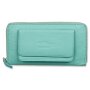 Tillberg ladies wallet made from real nappa leather 10x19x3,5 cm mint