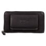 Tillberg ladies wallet made from real nappa leather 10x19x3,5 cm black
