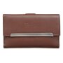 LTillberg ladies wallet made from real nappa leather 9,5x16x2 cm reddish brown