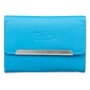 Tillberg ladies wallet made from real nappa leather 10x14x2 cm royal blue
