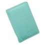 Wallet, real leather, unisex, portrait format, high quality, smooth surface, Mint