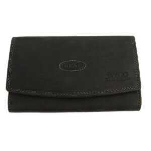 Wild Real Only!!! ladies wallet made from real leather black