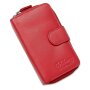 Tillberg womens wallet wallet made of genuine leather 14.5x9x3.5 cm Red