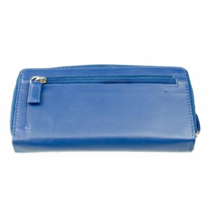 Tillberg womens wallet wallet made from real napppa leather 18.5x9.5x2.5 cm royal blue