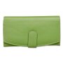 Tillberg ladies wallet made from real nappa leather 9x17x2 cm apple green