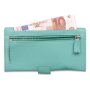 Tillberg ladies wallet made from real nappa leather 9x17x2 cm mint