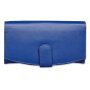 Tillberg ladies wallet made from real nappa leather 9x17x2 cm royal blue