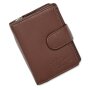 Tillberg ladies wallet made from real leather reddish brown