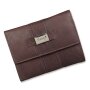 Tillberg unisex wallet made from real leather brown