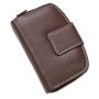Tillberg ladies wallet made from real leather 14x10,5x3 cm brown