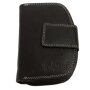 Tillberg ladies wallet made from real leather 14x10,5x3 cm black