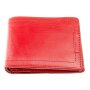 Tillberg wallet made from real water buffalo leather red