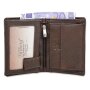 Tillberg wallet made from real water buffalo leather dark brown
