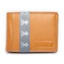 Tillberg wallet made from real leather, RFID blocking, full leather, tan