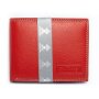 Tillberg wallet made from real leather, RFID blocking, full leather, red