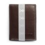 High-quality wallet made of real leather in portrait format from the brand Tillberg SR / 023 Full Leather Darkbrown
