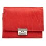 Tillberg ladies wallet made from real nappa leather 8 cm x 10,5 cm x 2,5 cm, red