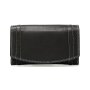 Tillberg ladies wallet made from real nappa leather 10,5x17x3 cm black