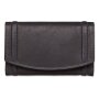 Tillberg ladies wallet made from real nappa leather 10,5x17x3 cm black+navy blue