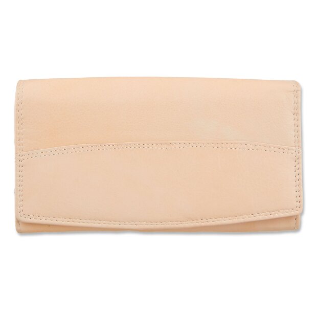 Tillberg ladies wallet made from real nappa leather beige