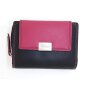 Tillberg wallet made from real nappa leather black+pink