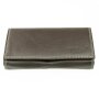 Tillberg ladies wallet made from real nappa leather 9,5 cm x 17,5 cm x 3,5 cm dark brown