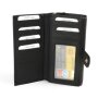 Tillberg ladies wallet made from real nappa leather 9,5 cm x 17,5 cm x 3,5 cm black+white