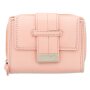 Tillberg ladies wallet made from real leather 10 cmx13cmx3cm baby pink