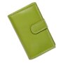 Tillberg ladies wallet made from real nappa leather 15 cm x 10 cm x 3,5 cm, apple green