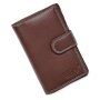 Tillberg ladies wallet made from real nappa leather 15 cm x 10 cm x 3,5 cm, brown