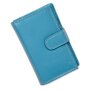 Tillberg ladies wallet made from real nappa leather 15 cm x 10 cm x 3,5 cm, sea blue