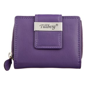 Tillberg ladies wallet made from real leather purple