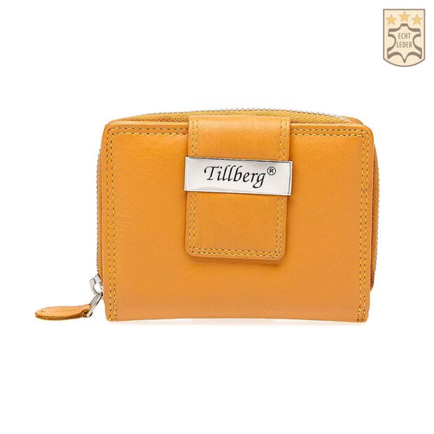 Tillberg ladies wallet made from real leather tan
