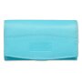 Tillberg ladies wallet made from real nappa leather 9,5x17x2,5 cm sea blue