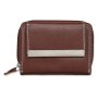 Tillberg ladies wallet leather 9x13x3 cm reddish brown
