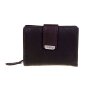 Tillberg ladies wallet made from real nappa leather black+brown
