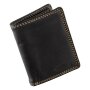 Tillberg wallet made from real leather, black