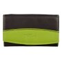 Tillberg ladies wallet made from real leather black+apple...