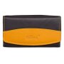 Tillberg ladies wallet made from real leather black+mango