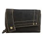 Tillberg ladies wallet made from real leather, black