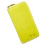 Tillberg ladies wallet real leather 19x10,5x3,5 cm lime+white