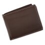 Tillberg unisex wallet made of genuine leather landscape format 10x12x2.5 cmdark brown