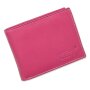 Tillberg unisex wallet made of genuine leather landscape format 10x12x2.5 cm pink