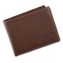 Tillberg unisex wallet made of genuine leather landscape format 10x12x2.5 cm reddish brown